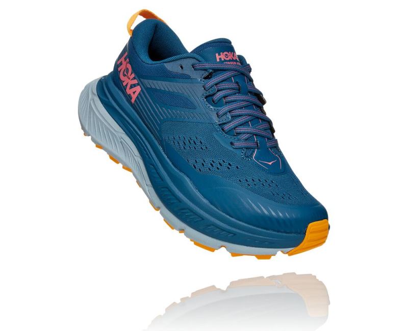 Hoka One One Stinson Atr 6 - Tenis Corrida Trilha Mulher Azuis | PT-6MNrczT